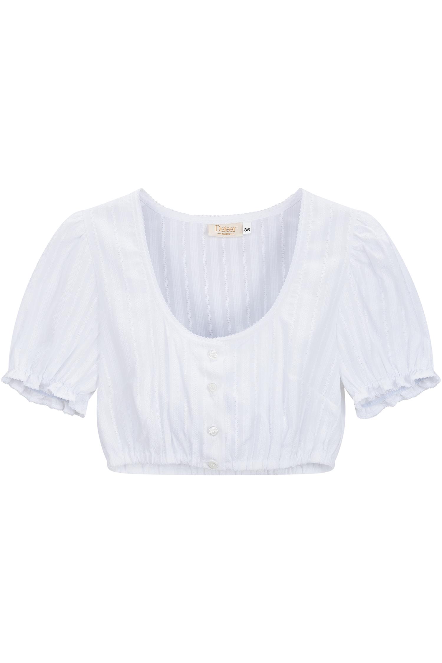 Weiße Dirndlbluse Colette von Deiser